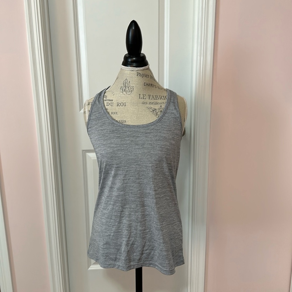 Grey workout top